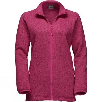 Fleece Jack Wolfskin Caribou Altis Mujer - Rosas - Chile ODV153708